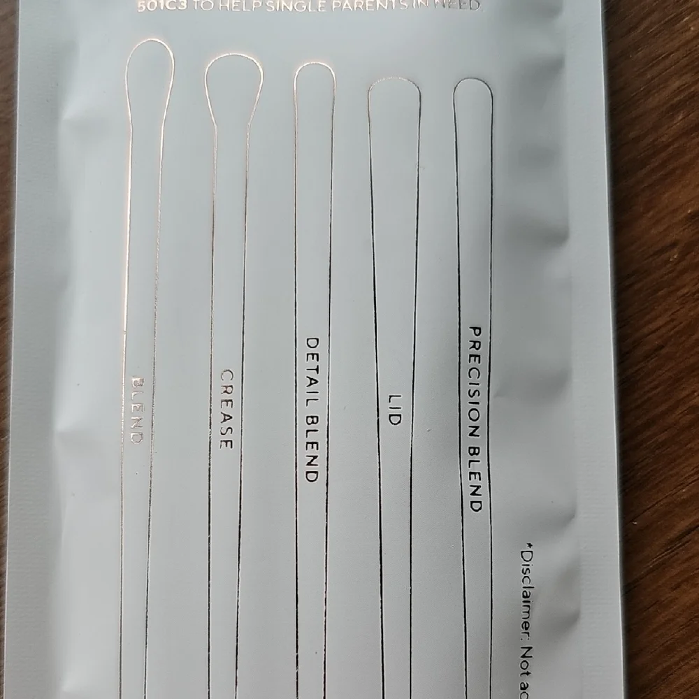 New Shades by Shan White Multi Use Eye Brush Set - 5 Piece